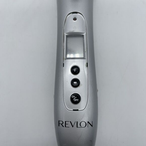 Revlon Model RV 078 Large Barrel Curling Iron Styling Wand 1 1/2" Silver Black - Picture 5 of 12